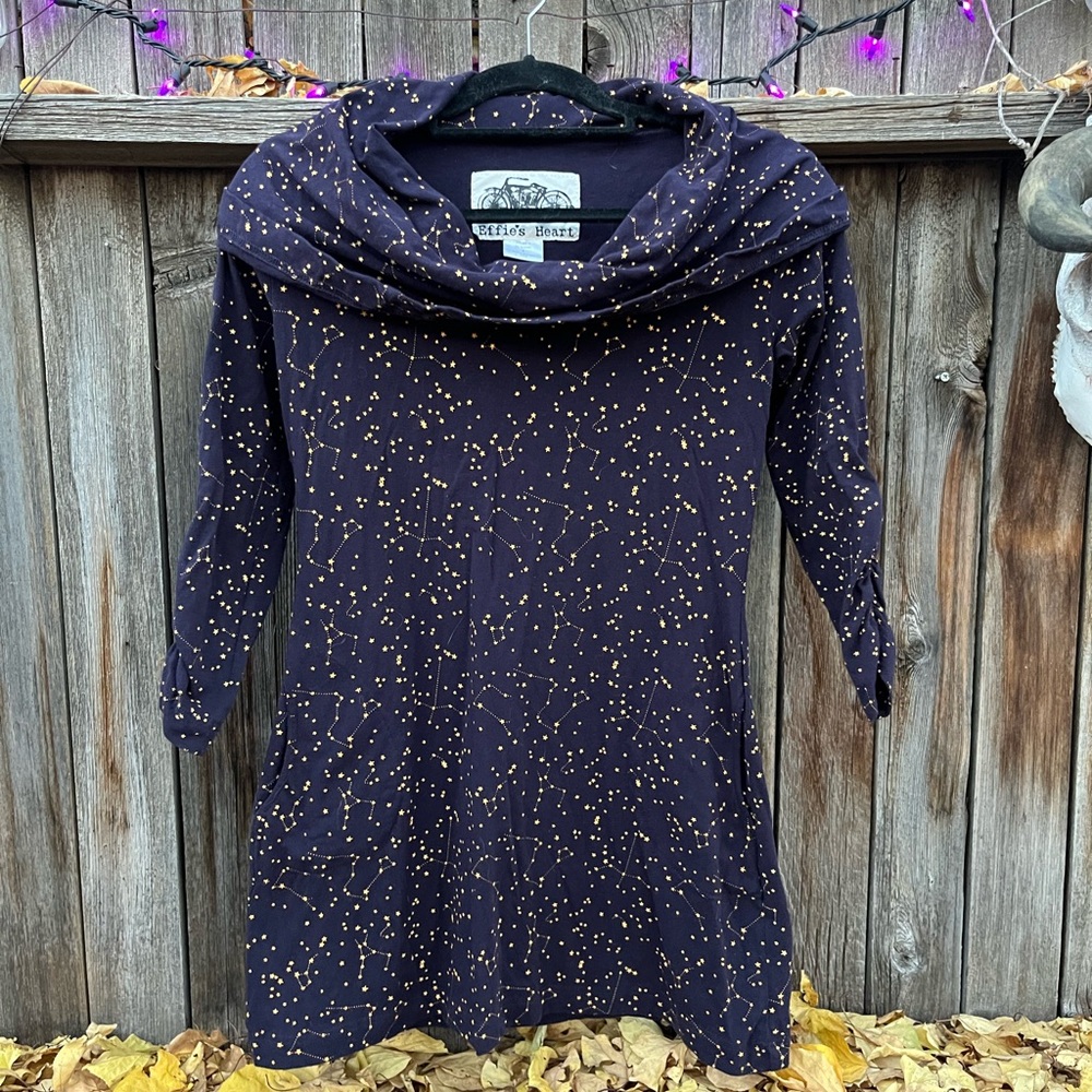 Effie’s Heart Constellation Dress Midnight Blue S